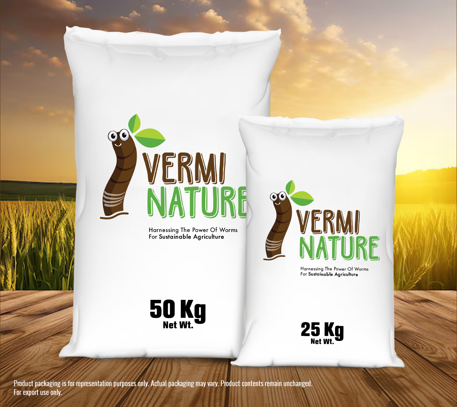Verminature 50kg and 25kg packages